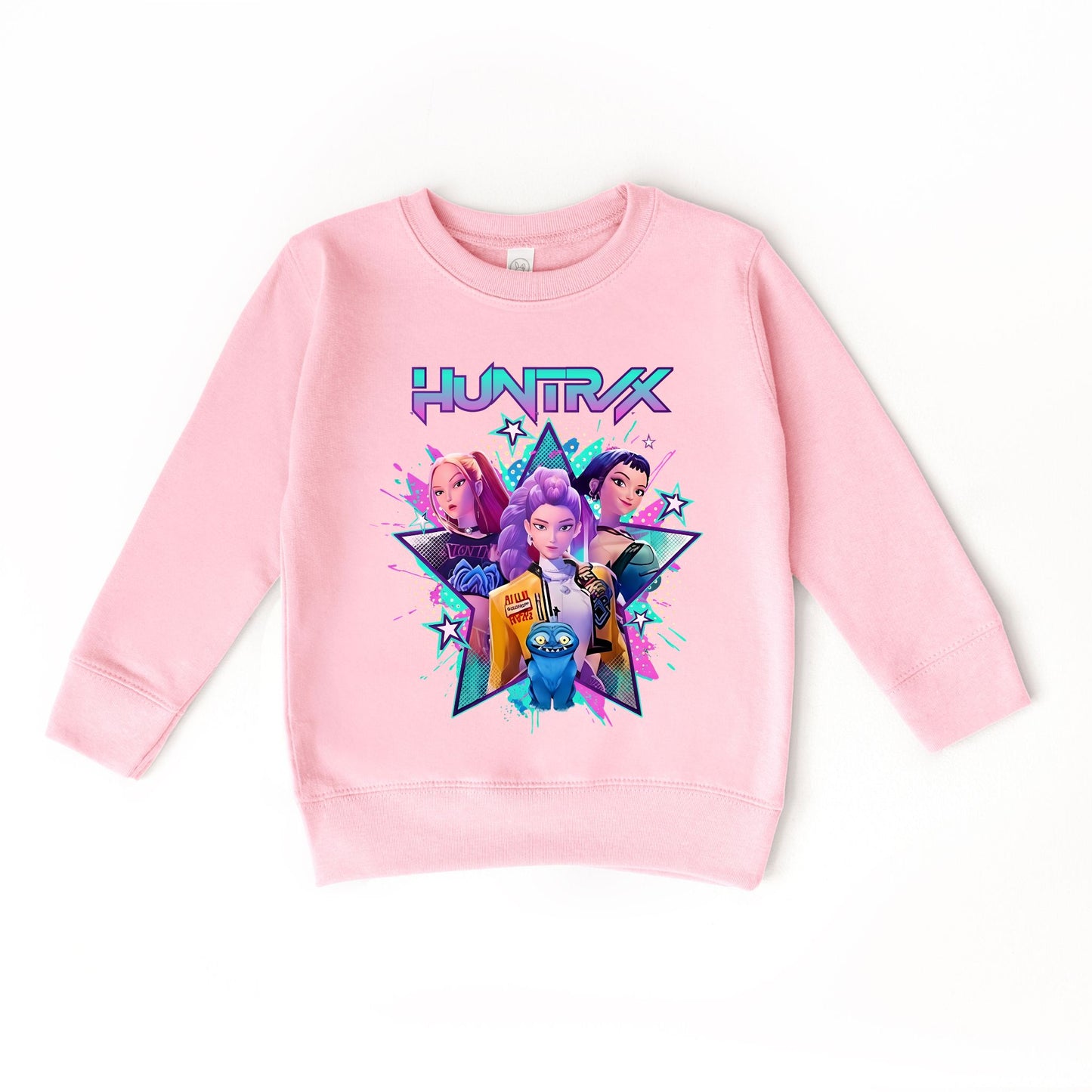 Huntrix Graphic Sweatshirt, K-Pop Inspired Crewneck, Unisex Cozy Pullover