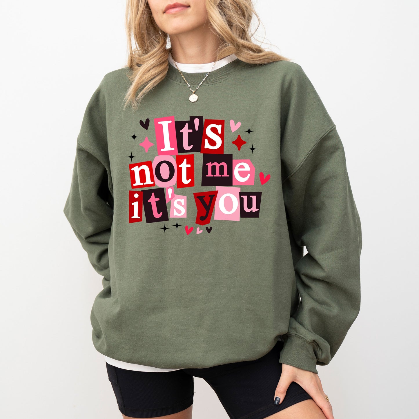 It’s Not Me It’s You Sweatshirt, Funny Valentine Crewneck, Anti Valentine Sweatshirt