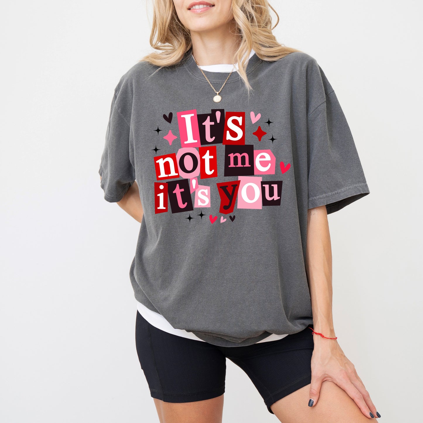 It’s Not Me It’s You T-Shirt, Funny Valentine Graphic Tee, Anti Valentine Shirt