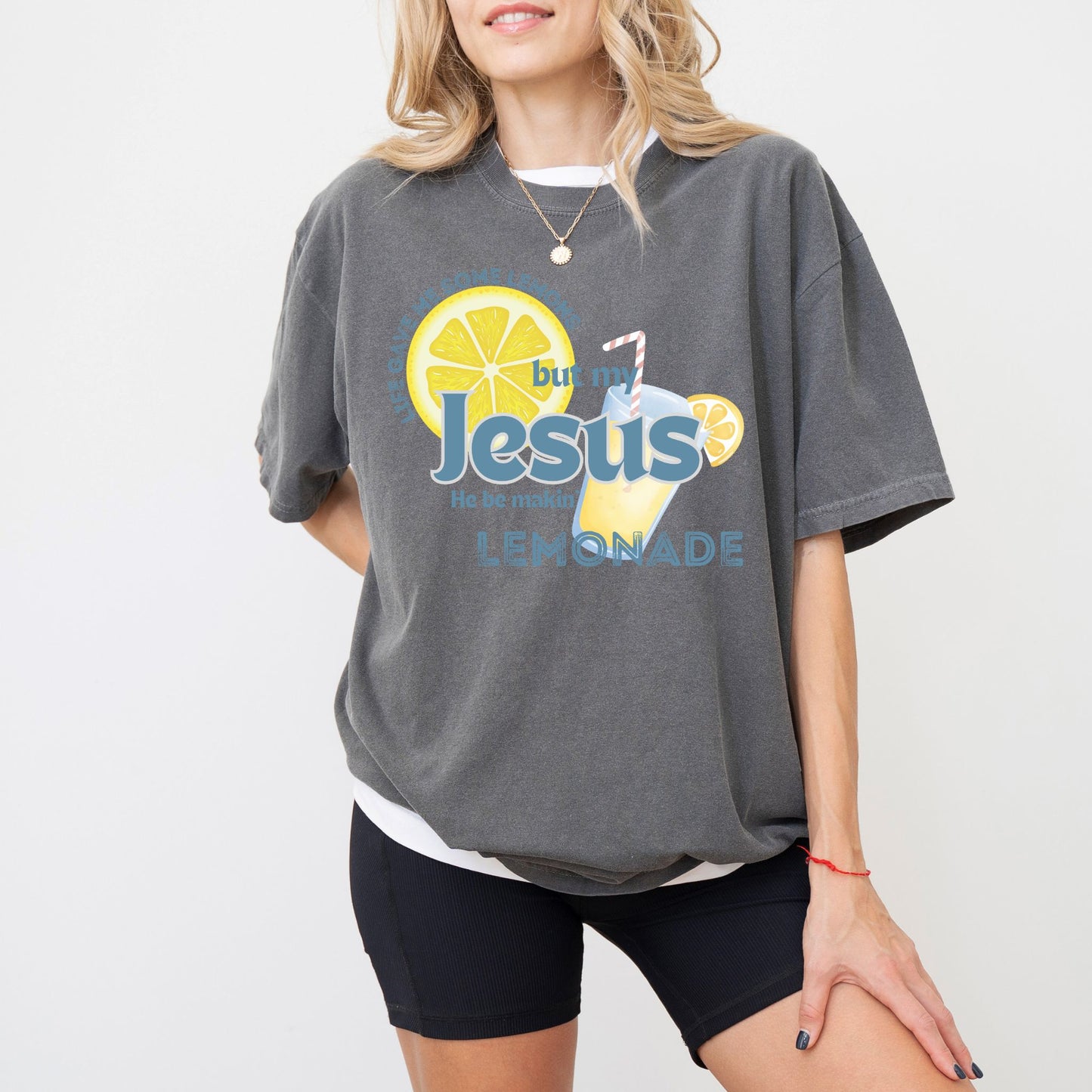 Jesus Makes Lemonade T-Shirt – Faith Based Christian Comfort Colors® Tee