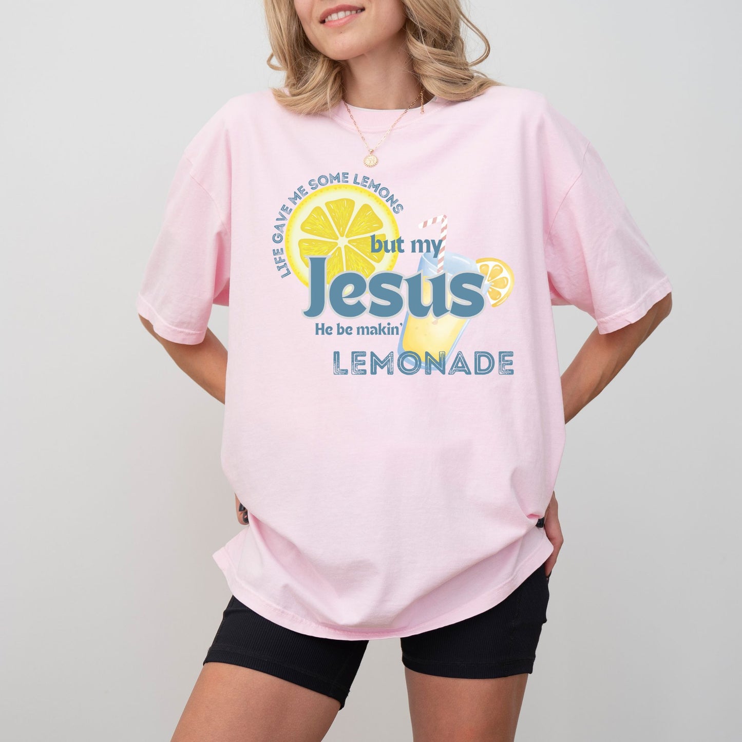 Jesus Makes Lemonade T-Shirt – Faith Based Christian Comfort Colors® Tee