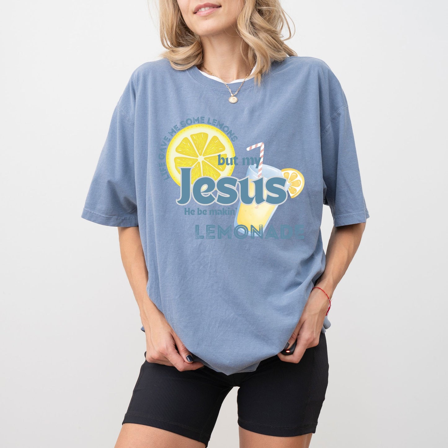 Jesus Makes Lemonade T-Shirt – Faith Based Christian Comfort Colors® Tee