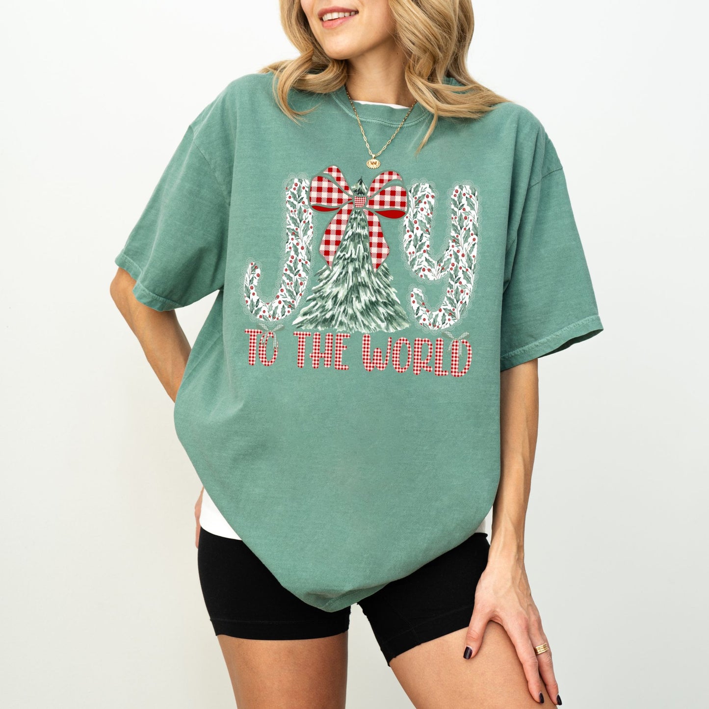 Joy to the World Christmas T-Shirt | Festive Holiday Graphic Tee