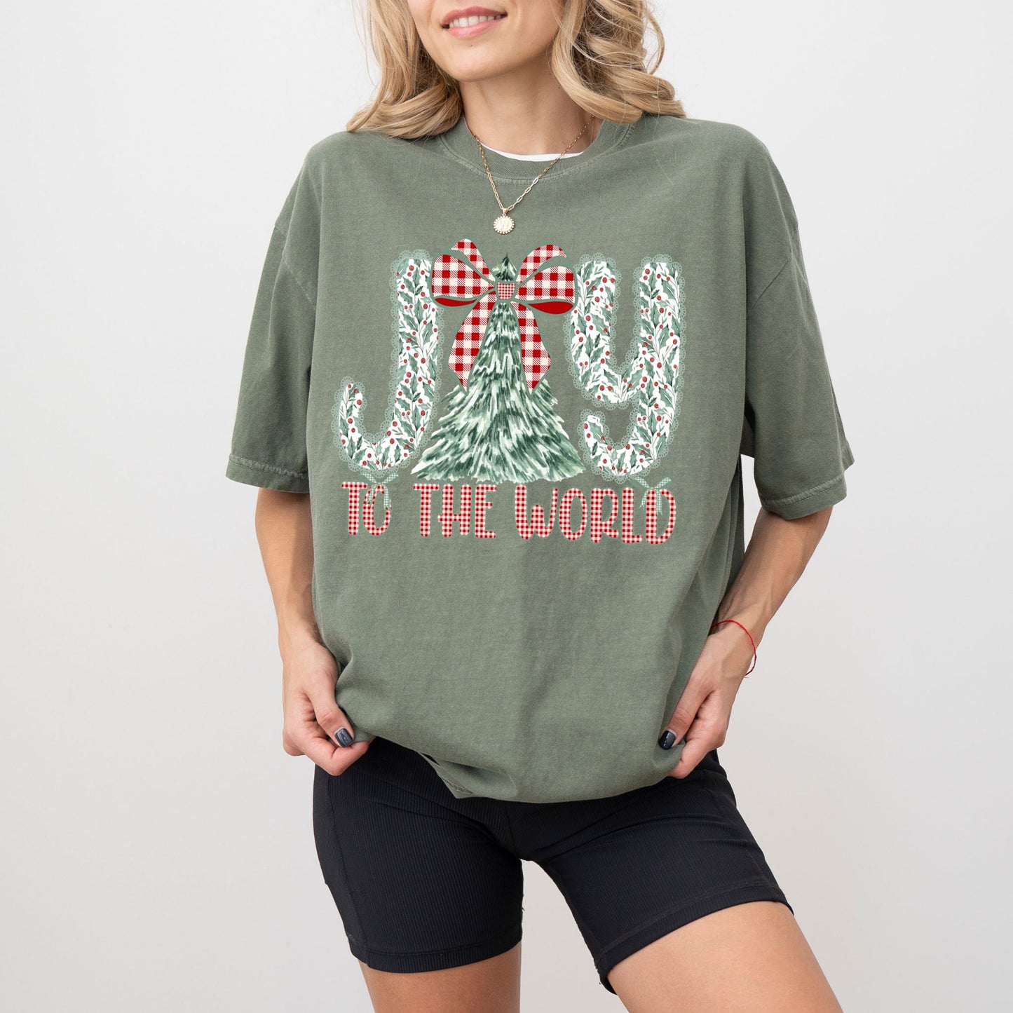 Joy to the World Christmas T-Shirt | Festive Holiday Graphic Tee