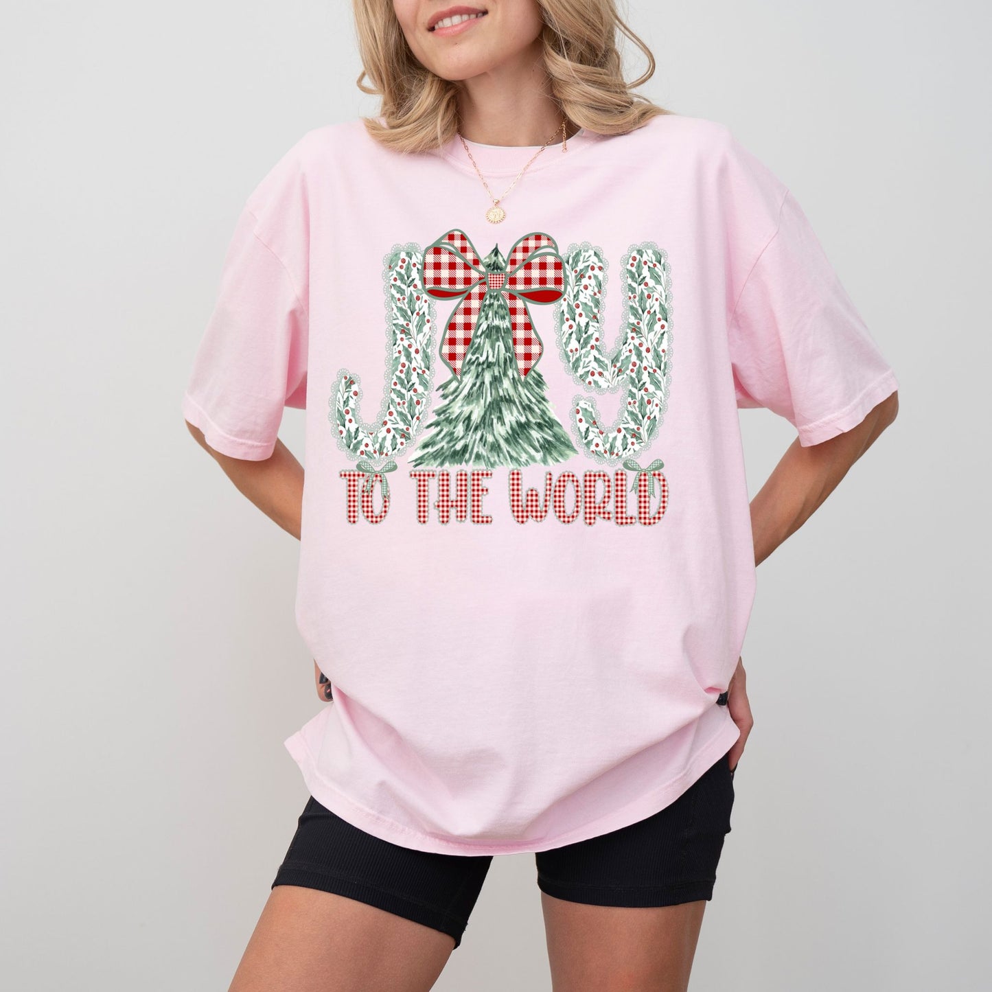 Joy to the World Christmas T-Shirt | Festive Holiday Graphic Tee