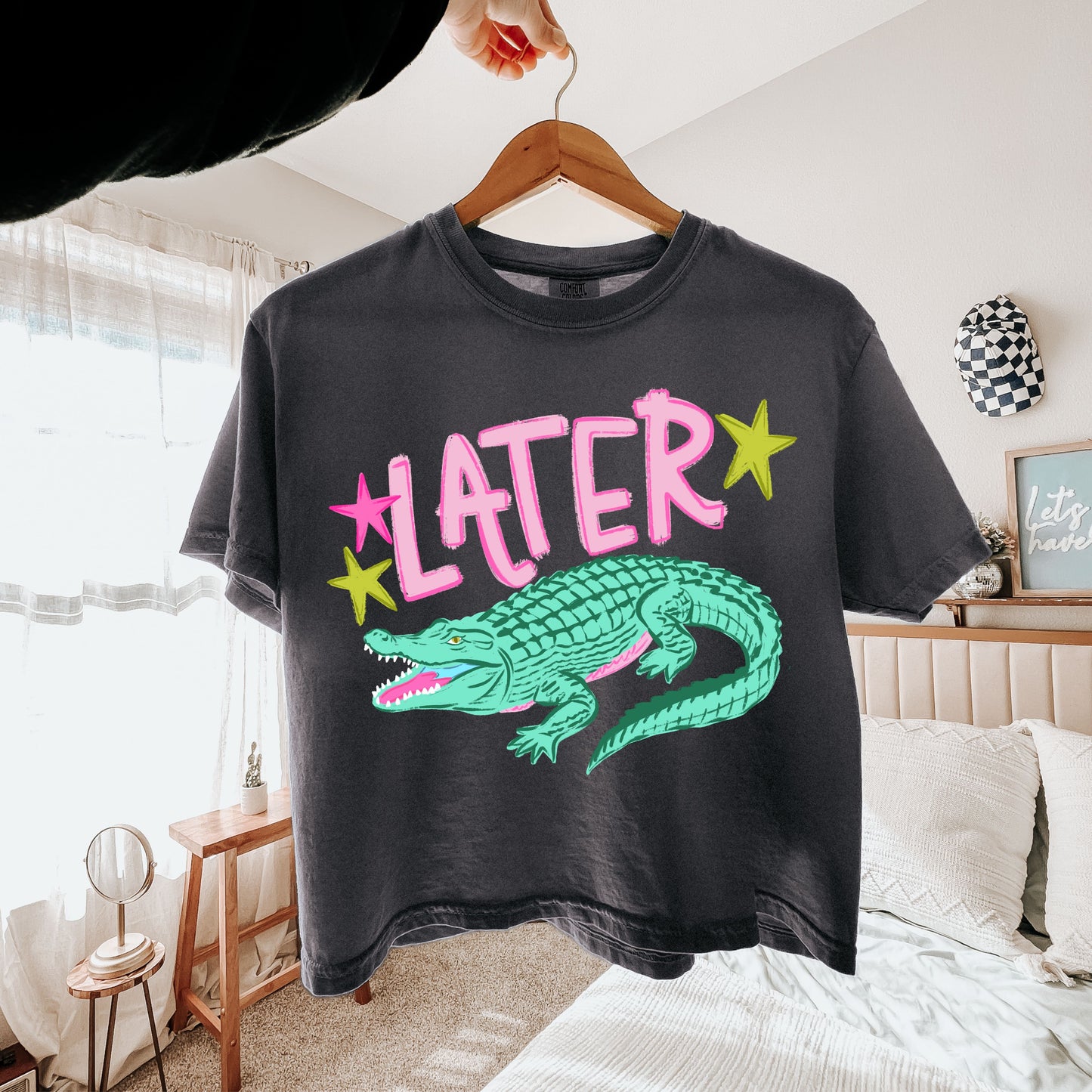 Later Gator Crop Top, Funny Summer Vacation Shirt