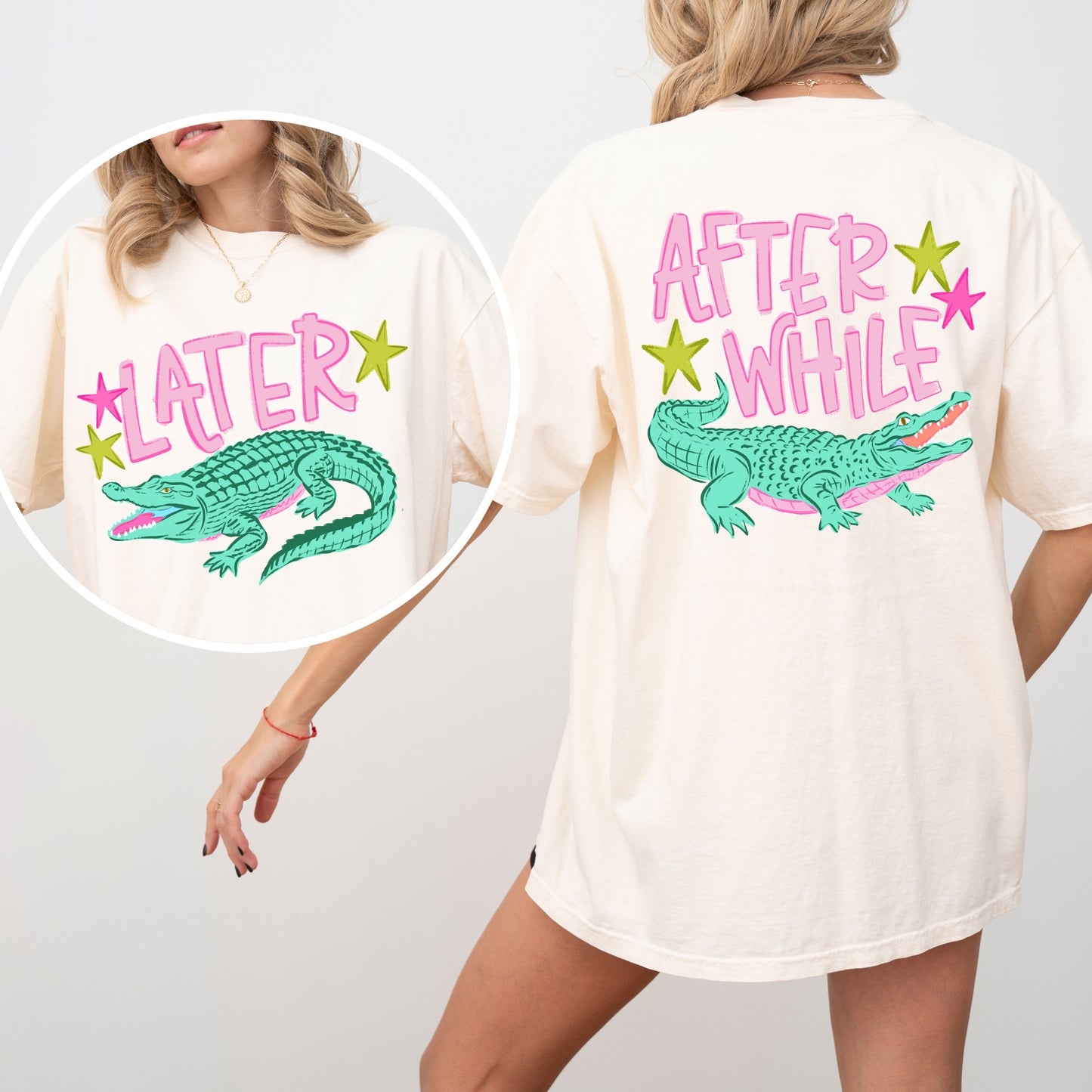 Later Gator After While Shirt, Funny Summer Vacation Tee