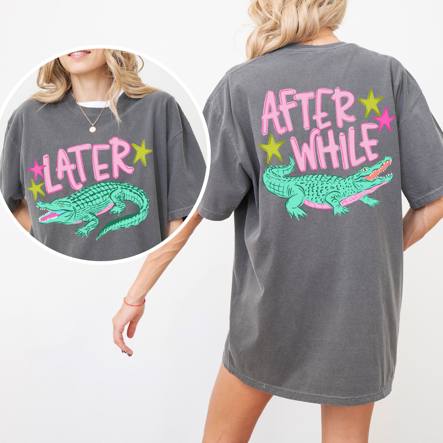 Later Gator After While Shirt, Funny Summer Vacation Tee