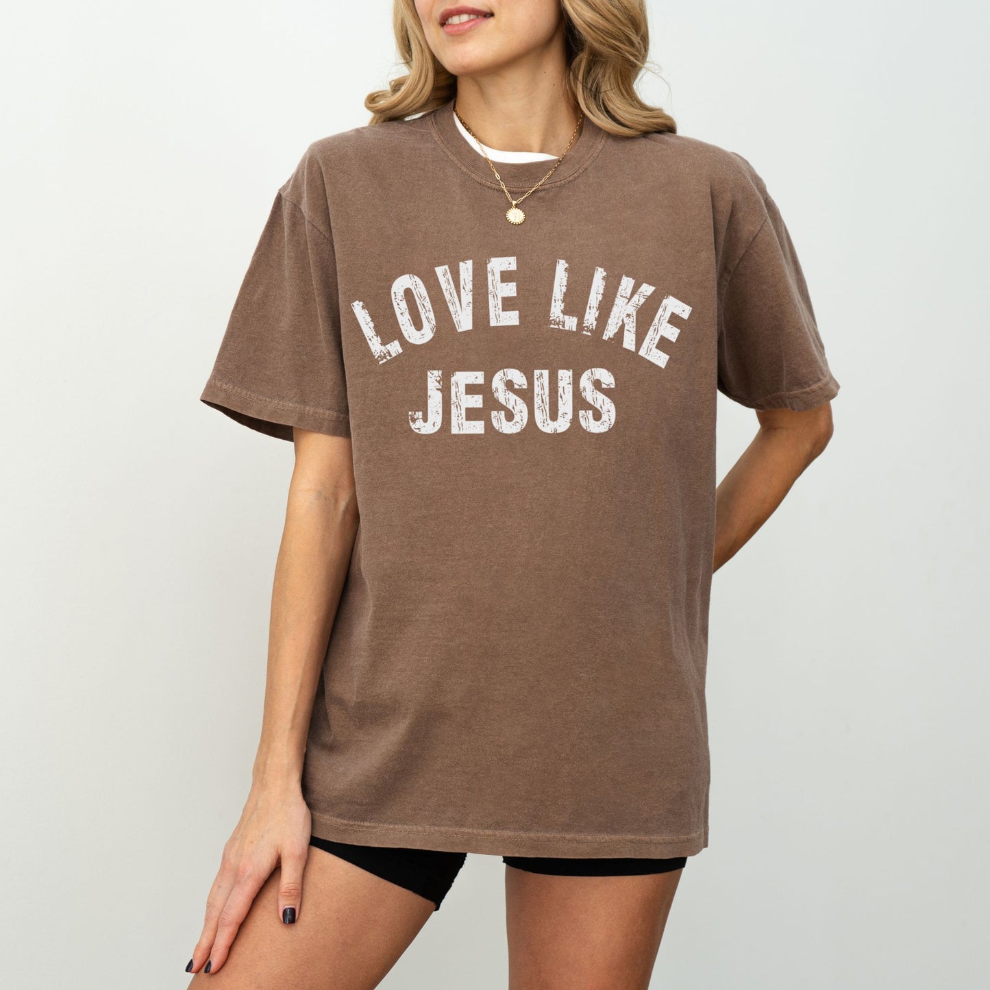 Love Like Jesus T-Shirt – Comfort Colors® Christian Graphic Tee