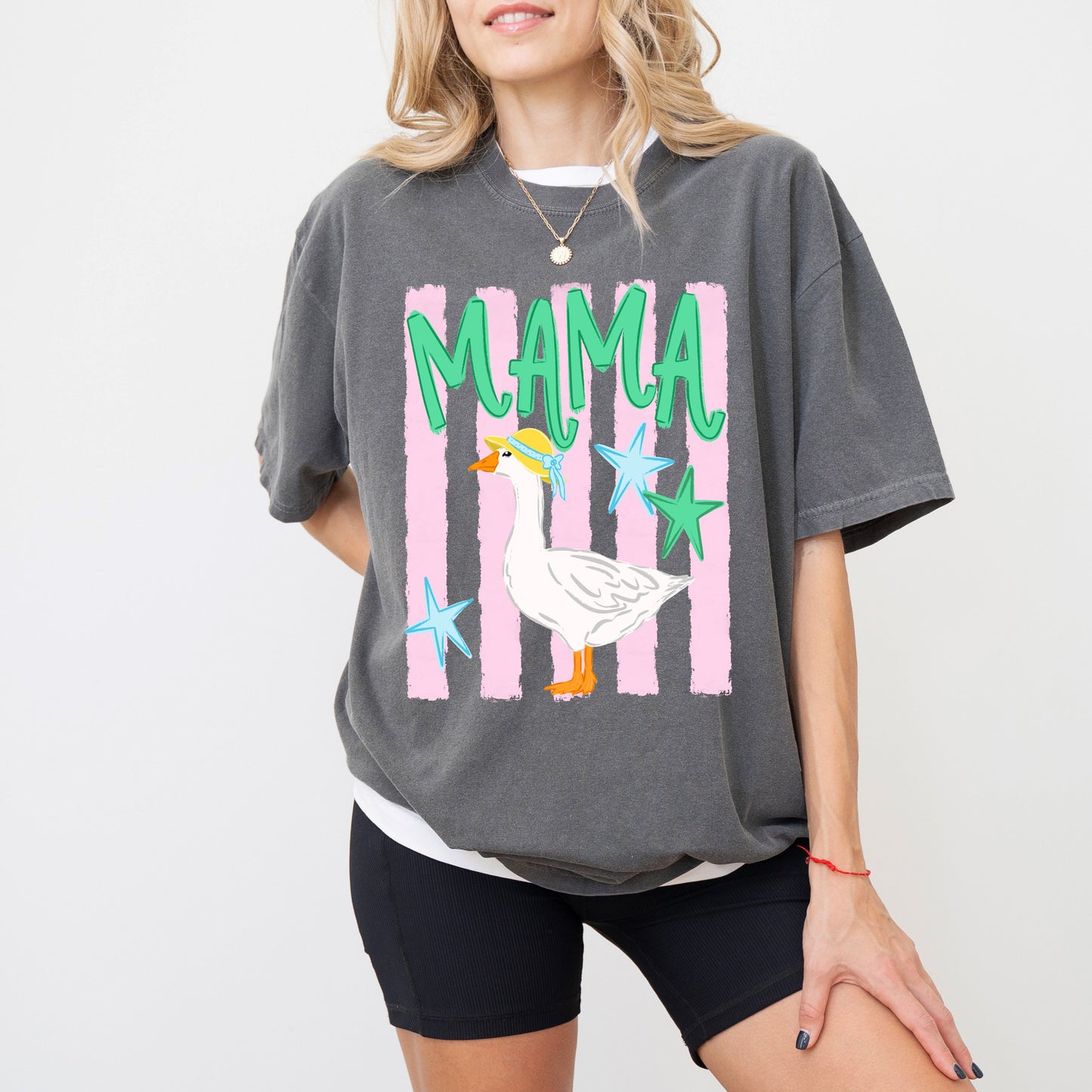 Mama Goose Shirt, Funny Mom Shirt, Summer Mom Tee, Gift For Mom