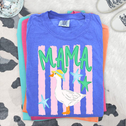 Mama Goose Shirt, Funny Mom Shirt, Summer Mom Tee, Gift For Mom