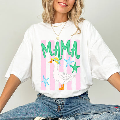 Mama Goose Shirt, Funny Mom Shirt, Summer Mom Tee, Gift For Mom
