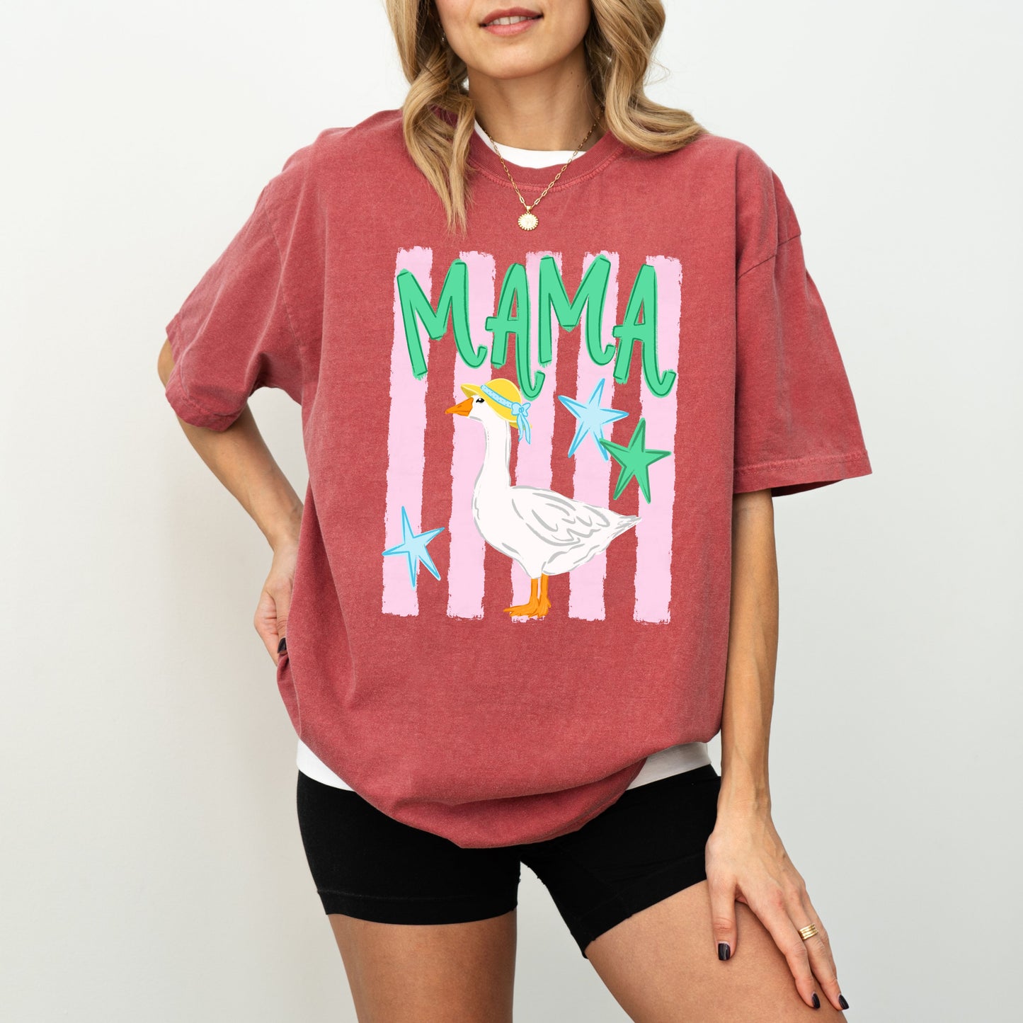 Mama Goose Shirt, Funny Mom Shirt, Summer Mom Tee, Gift For Mom