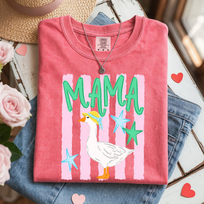 Mama Goose Shirt, Funny Mom Shirt, Summer Mom Tee, Gift For Mom