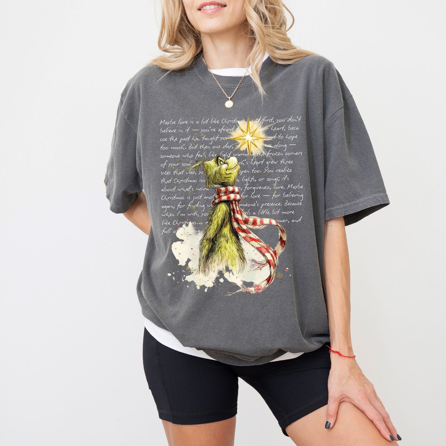 Comfort Colors® Grinch Christmas Star Tee – Holiday Unisex Shirt
