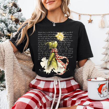 Comfort Colors® Grinch Christmas Star Tee – Holiday Unisex Shirt