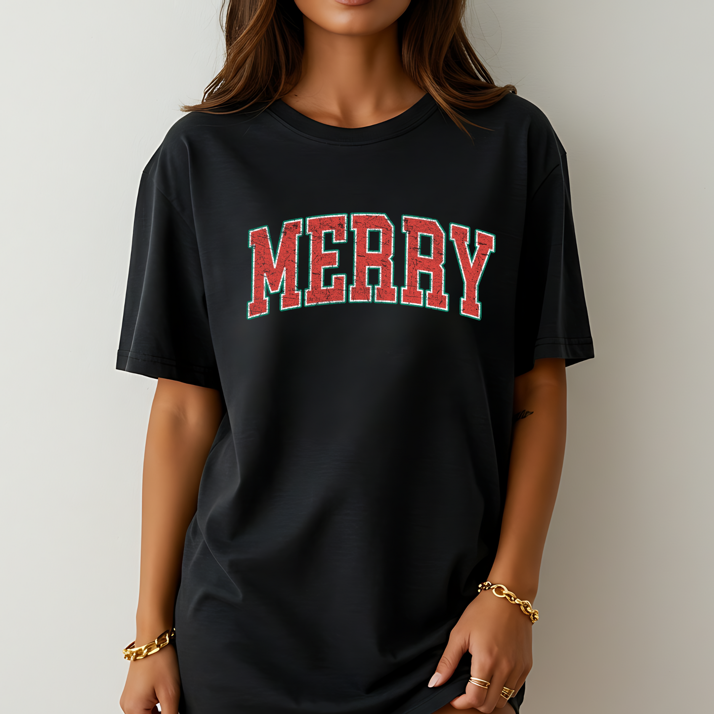 Merry Christmas T-Shirt – Festive Holiday Comfort Colors® Tee for Cozy Winter Style