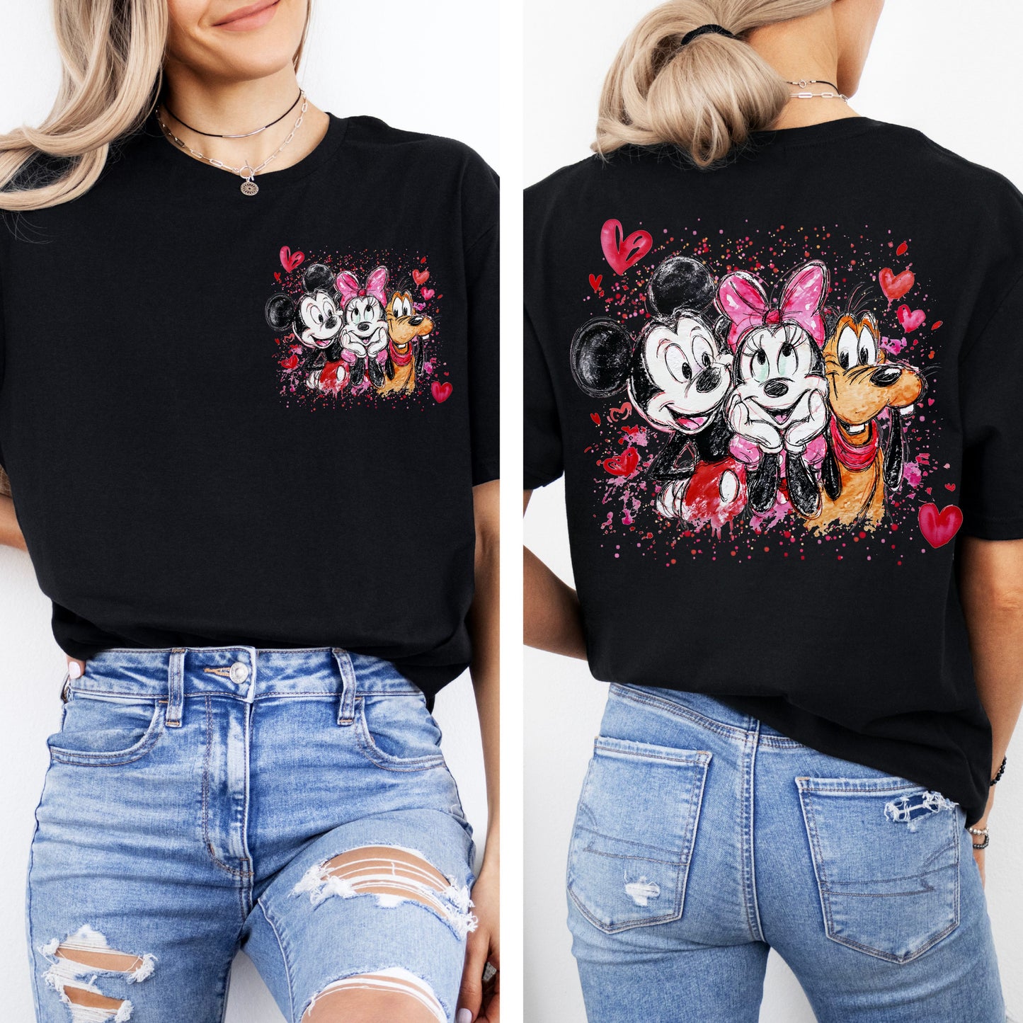 Mickey & Friends Valentine Shirt, Disney Valentine Graphic Tee