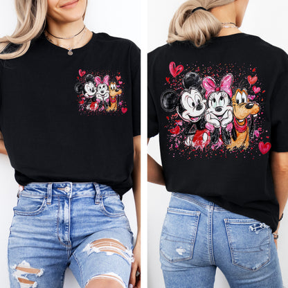 Mickey & Friends Valentine Shirt, Disney Valentine Graphic Tee