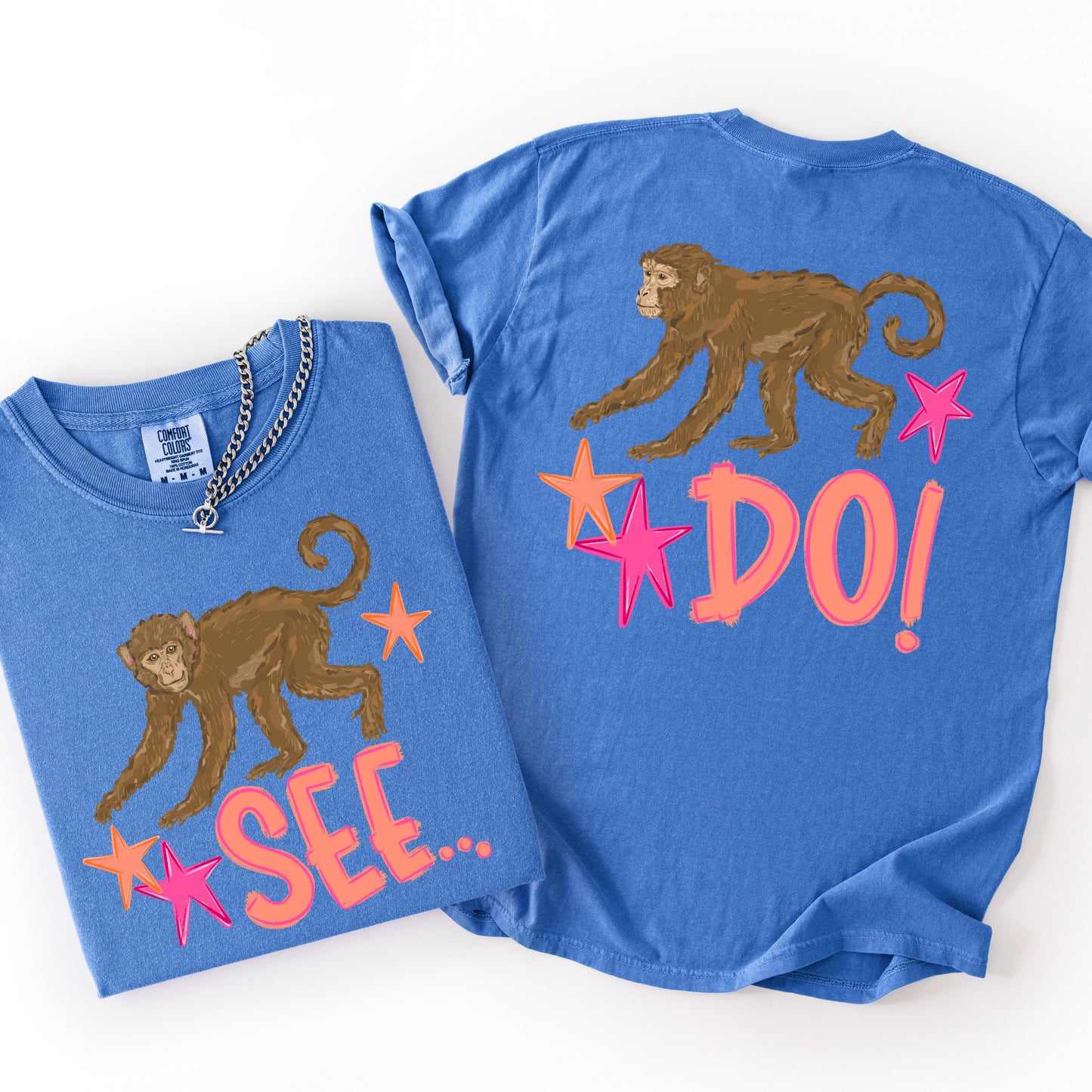 Monkey See Monkey Do Shirt, Funny Summer Vacation Tee, Beach Graphic Shirt