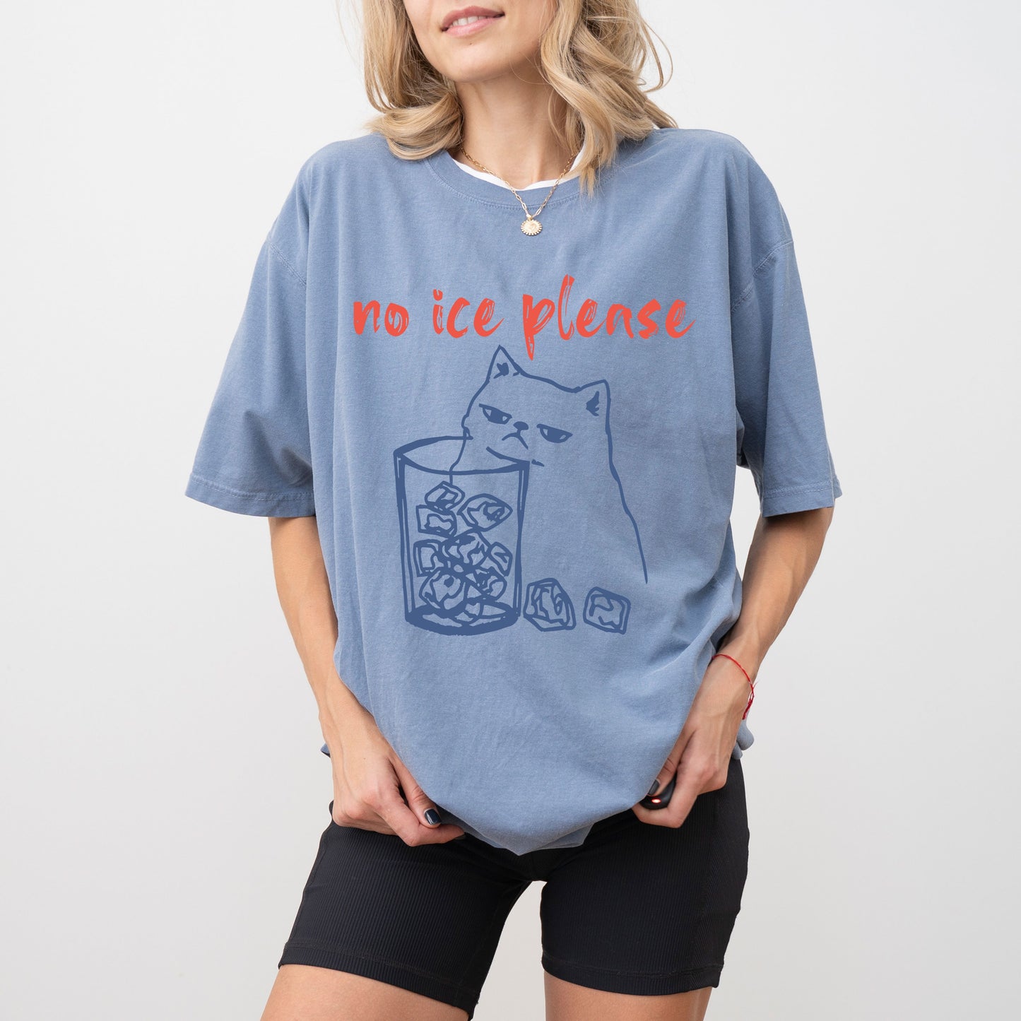 No Ice Please Cat T-Shirt, Anti ICE Political Graphic Tee