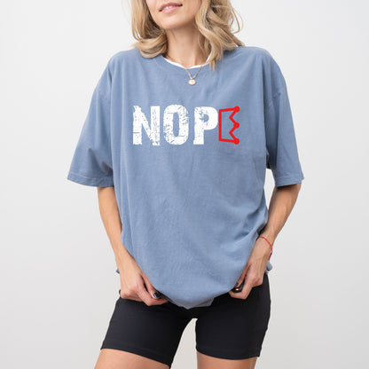 Comfort Colors® Nope Crown Shirt – Liberty & Justice Graphic Tee