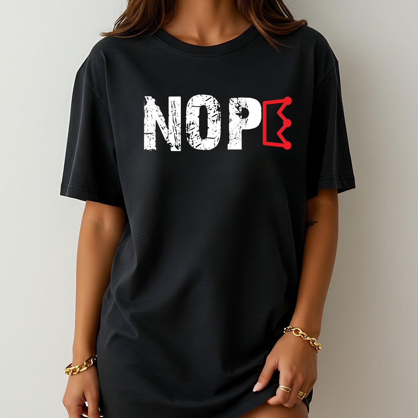 Comfort Colors® Nope Crown Shirt – Liberty & Justice Graphic Tee