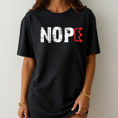 Comfort Colors® Nope Crown Shirt – Liberty & Justice Graphic Tee