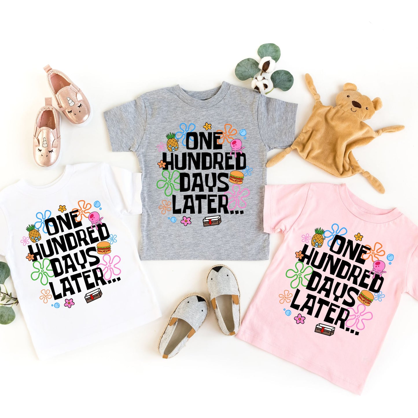 One Hundred Days Later T-Shirt, 100 Days of School Shirt, Funny School Celebration Tee