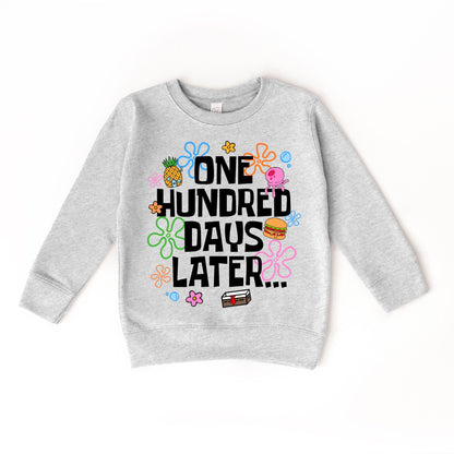 One Hundred Days Later Sweatshirt, 100 Days of School Funny Sweatshirt, Teacher Student Celebration Crewneck