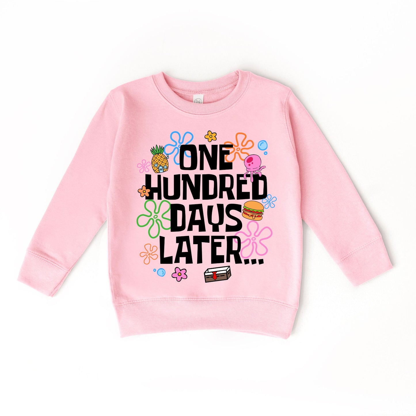 One Hundred Days Later Sweatshirt, 100 Days of School Funny Sweatshirt, Teacher Student Celebration Crewneck