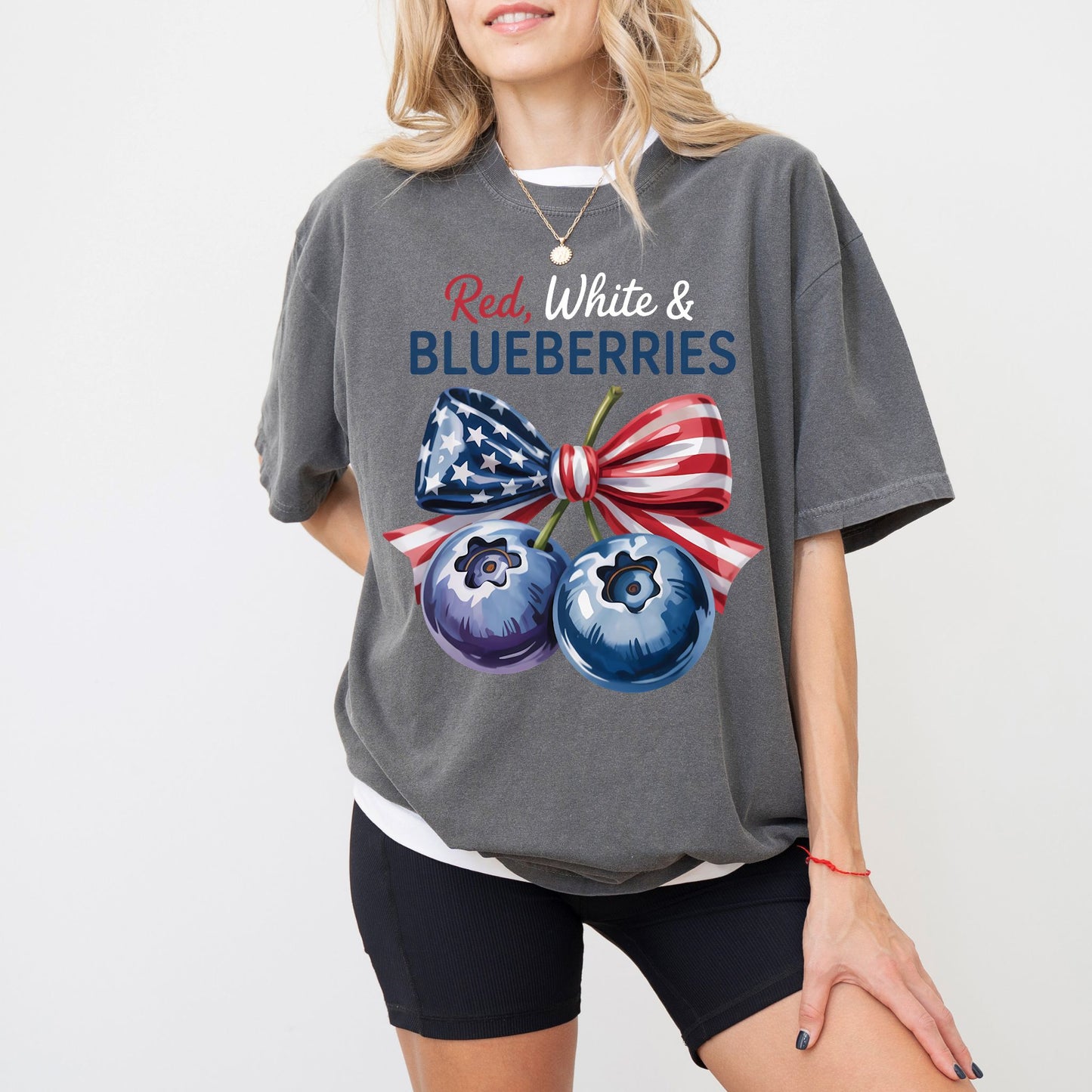 Red, White and Blueberries T-Shirt, USA Comfort Colors T-Shirt