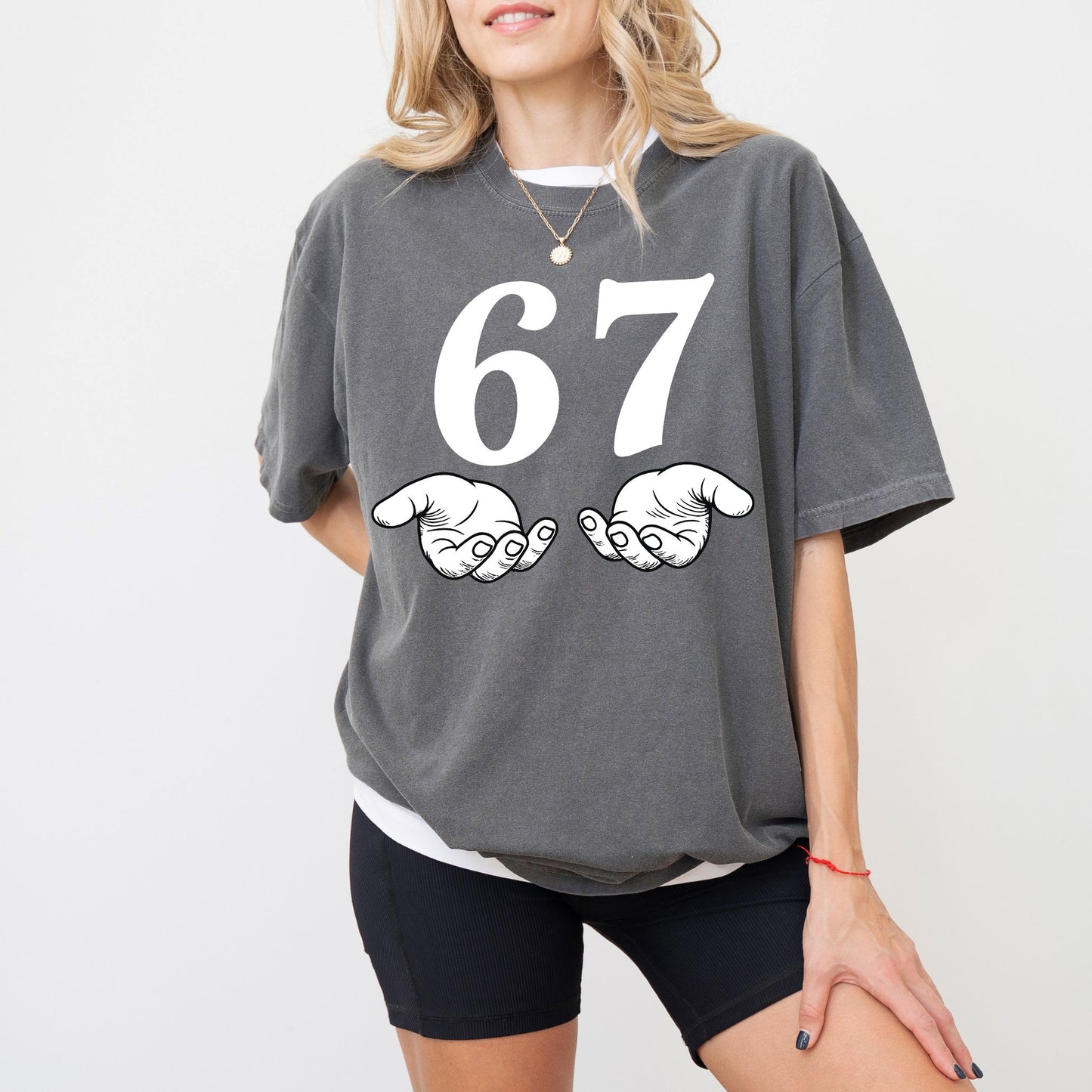 “Six Seven” Viral TikTok Meme T-Shirt – Oversized Unisex Tee