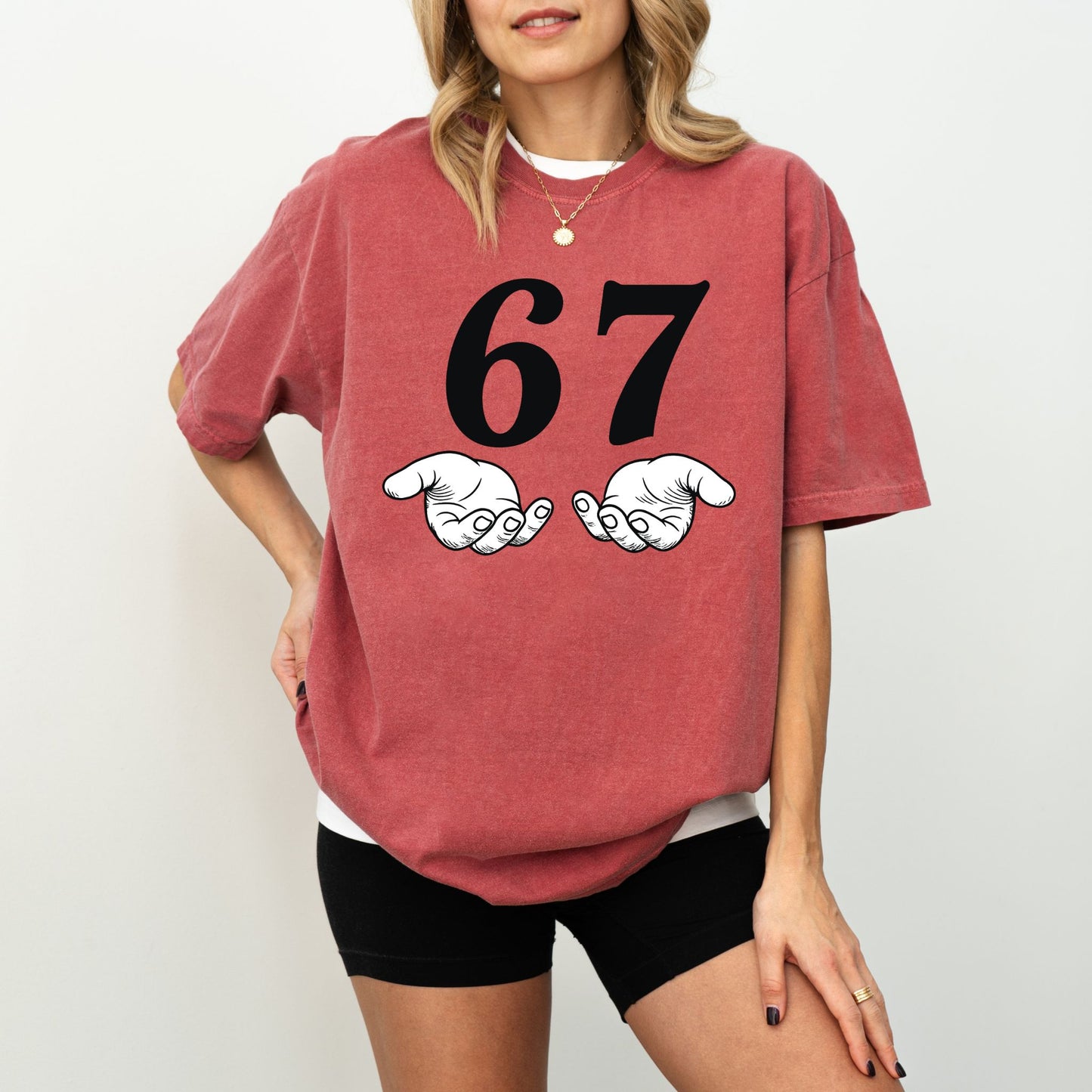 “Six Seven” Viral TikTok Meme T-Shirt – Oversized Unisex Tee