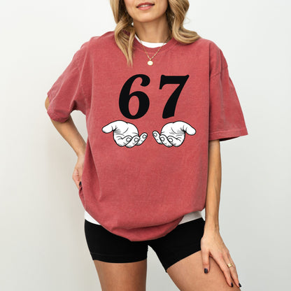 “Six Seven” Viral TikTok Meme T-Shirt – Oversized Unisex Tee