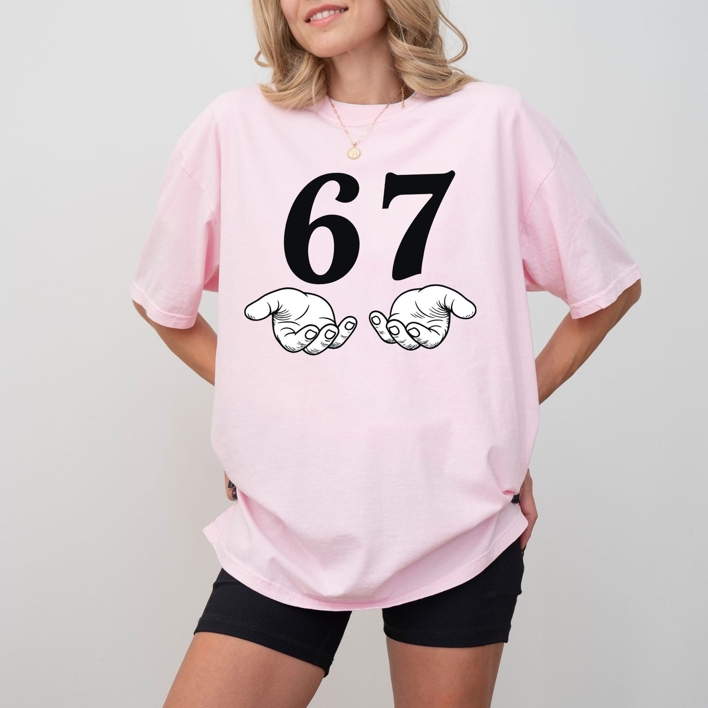 “Six Seven” Viral TikTok Meme T-Shirt – Oversized Unisex Tee