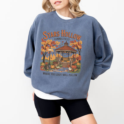Stars Hollow Sweatshirt – Cozy Fall Comfort Colors® Gilmore Girls Inspired Crewneck