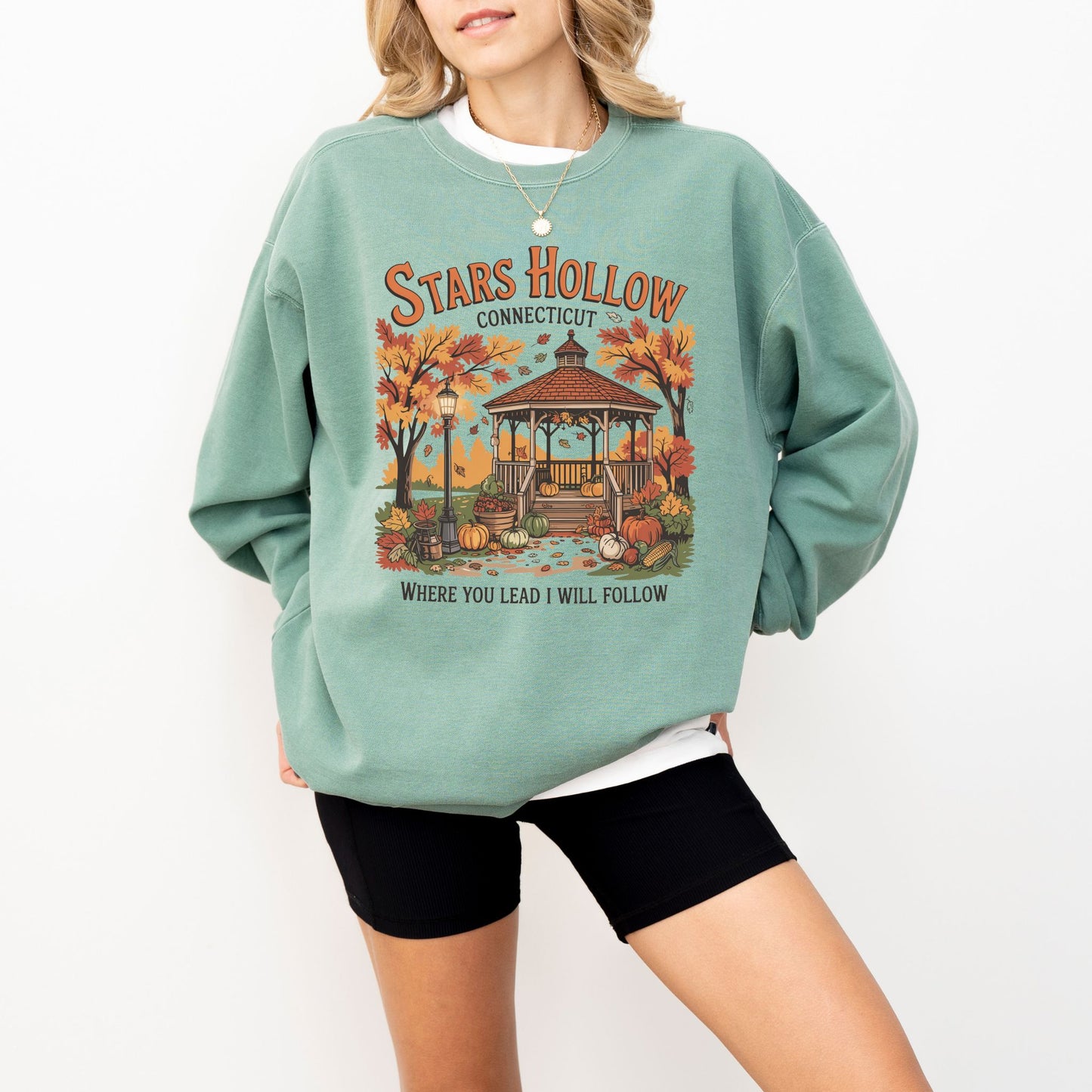 Stars Hollow Sweatshirt – Cozy Fall Comfort Colors® Gilmore Girls Inspired Crewneck