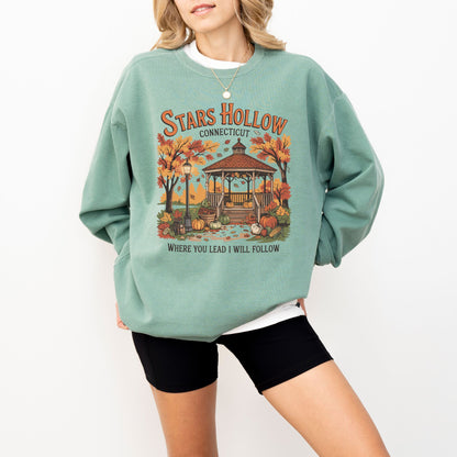 Stars Hollow Sweatshirt – Cozy Fall Comfort Colors® Gilmore Girls Inspired Crewneck