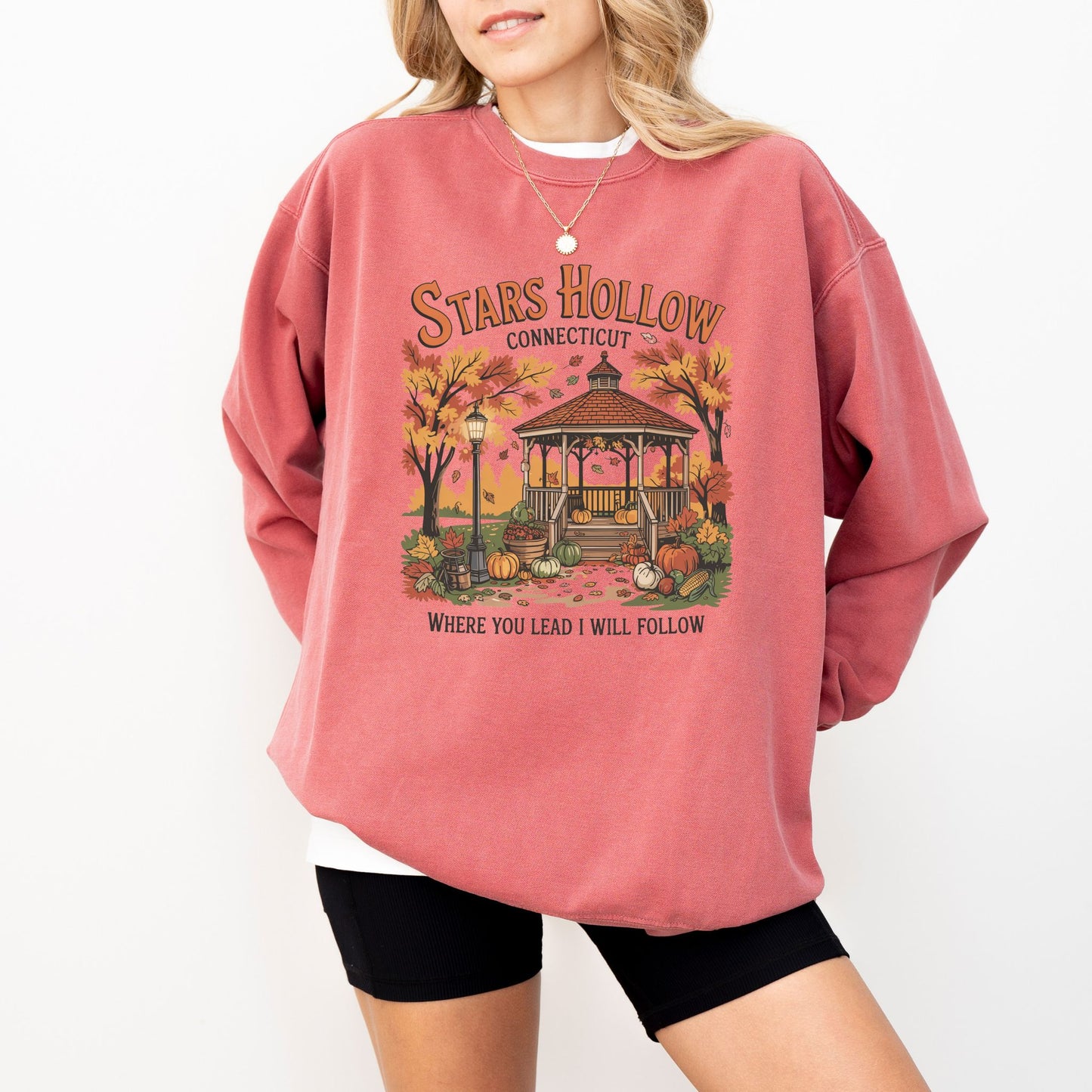 Stars Hollow Sweatshirt – Cozy Fall Comfort Colors® Gilmore Girls Inspired Crewneck