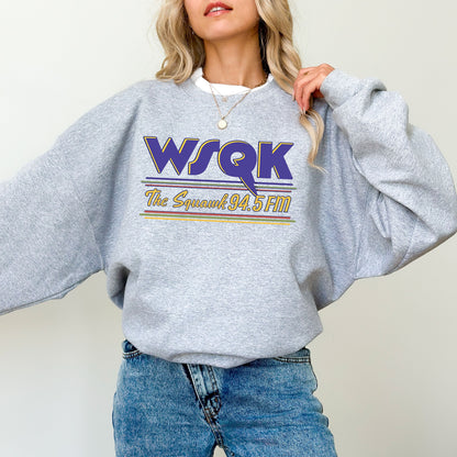 WSQK Sweatshirt, Wsqk The Squawk 94.5 FM Crewneck
