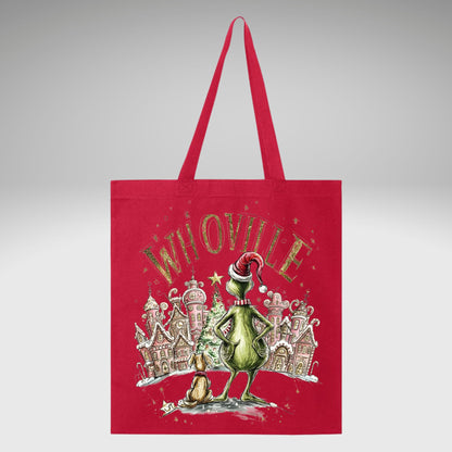 Whoville Christmas Tote Bag – Holiday Village Graphic Bag