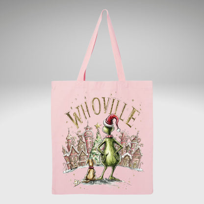 Whoville Christmas Tote Bag – Holiday Village Graphic Bag